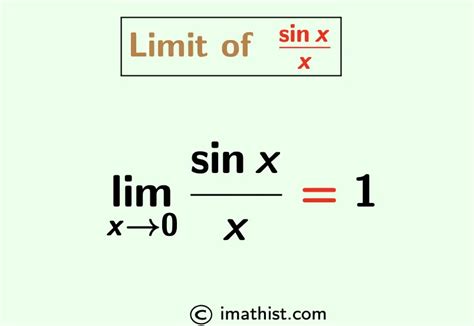 lim sinx/x|Proof: limit of (sin x)/x at x=0 (video) .